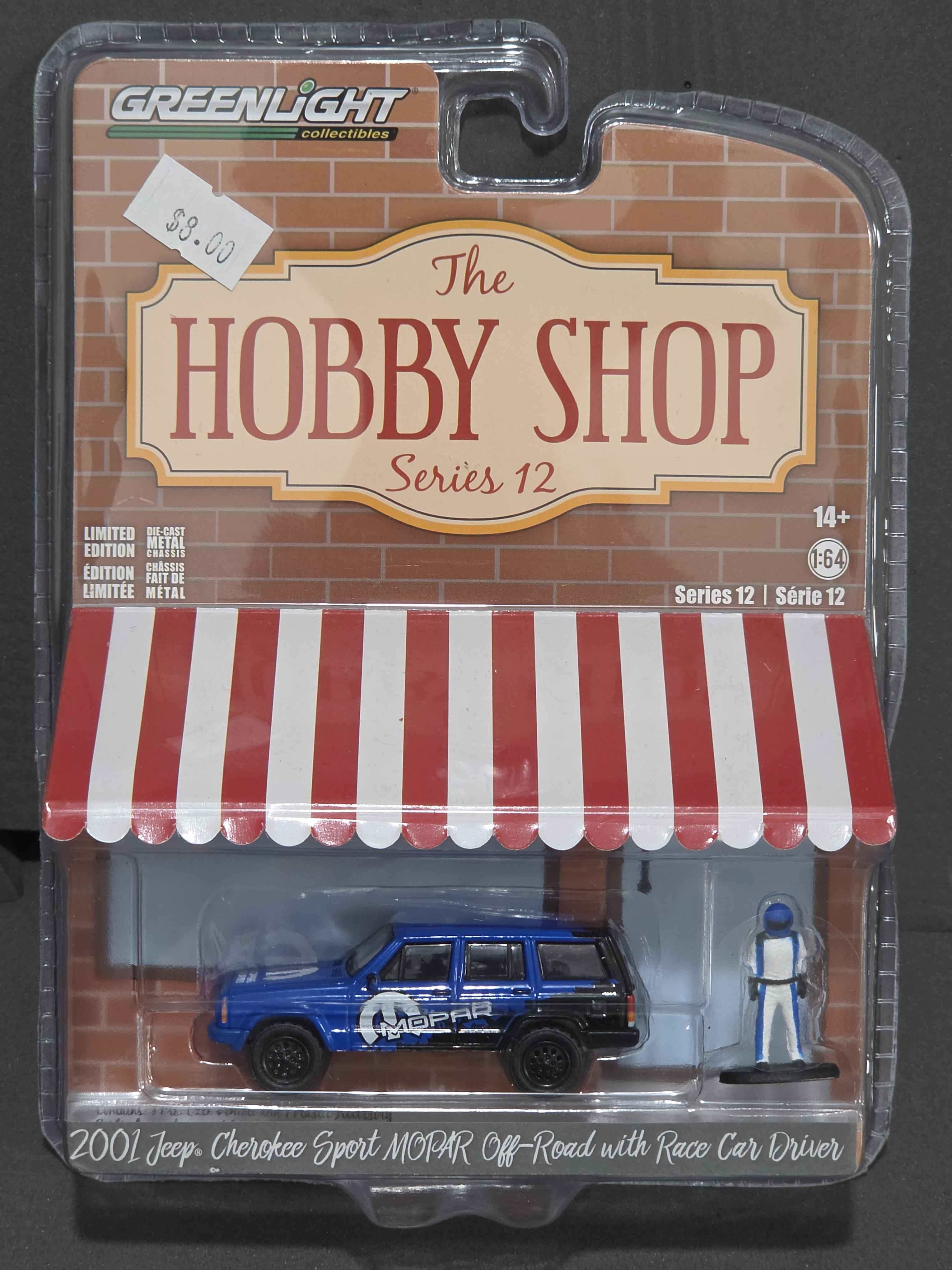 GreenLight Hobby Shop: Jeep Cherokee Sport with Driver