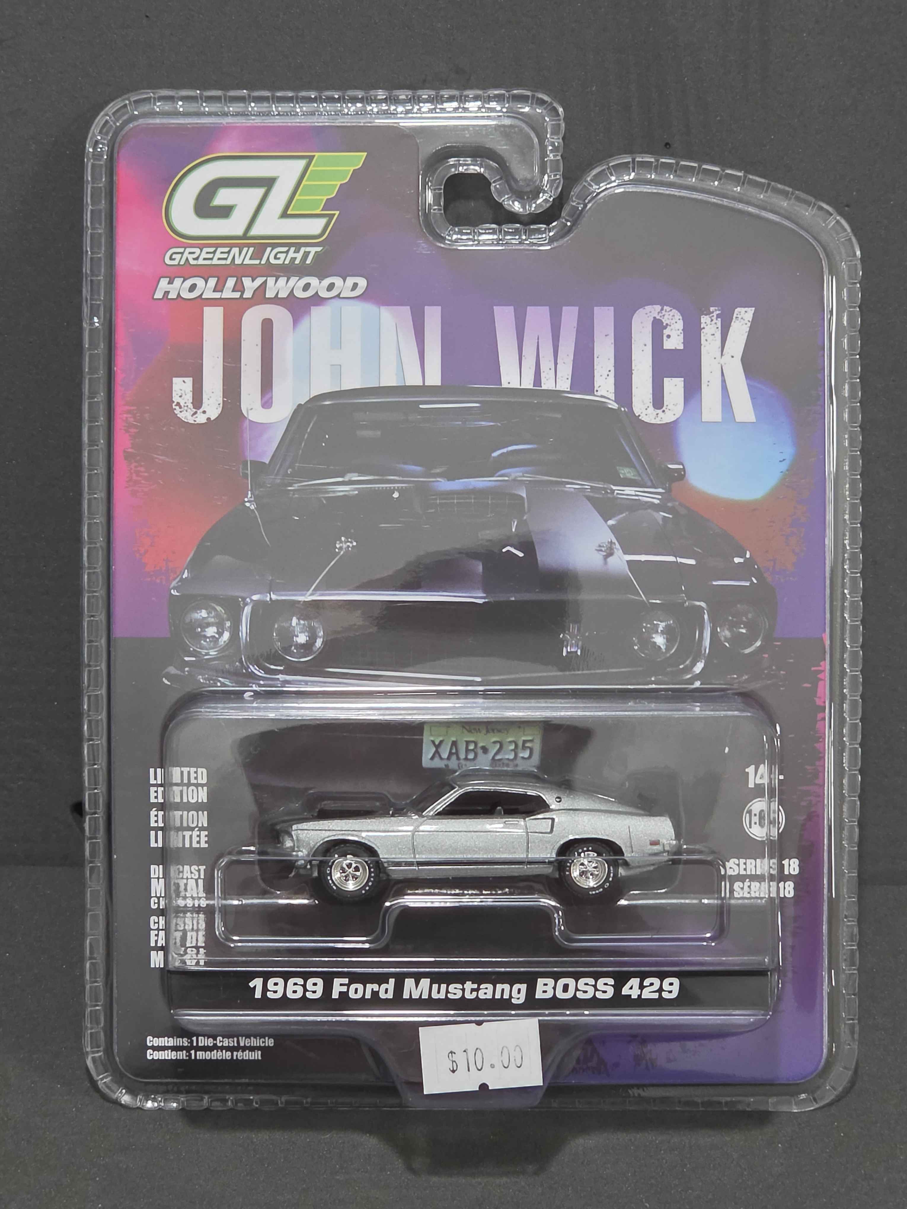 Greenlight Hollywood Series 18 - John Wick (2014) - 1969 Ford Mustang BOSS 429