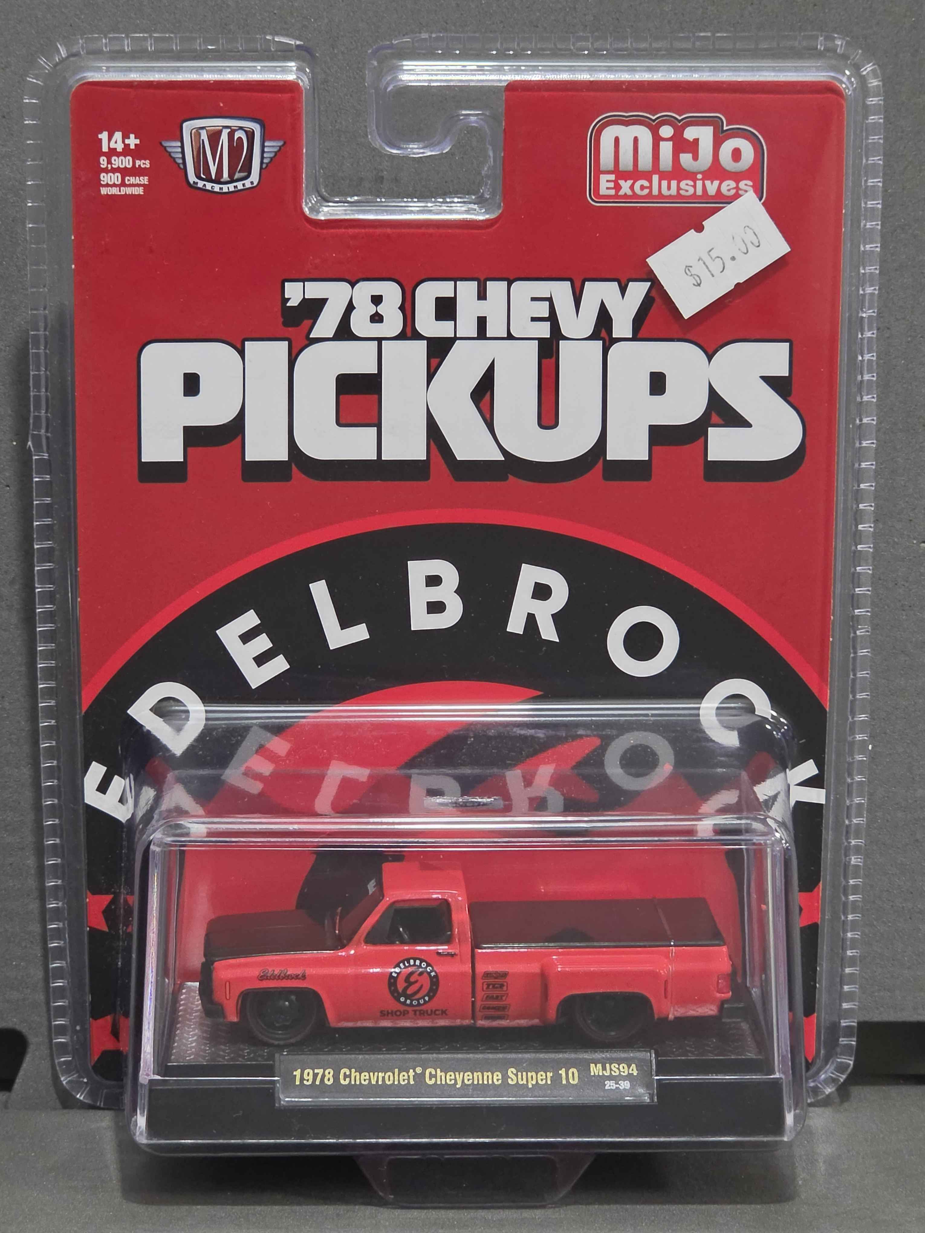 M2 1978 Chevrolet Cheyenne Super 10 Custom Pickup Truck "Edelbrock" (Red)