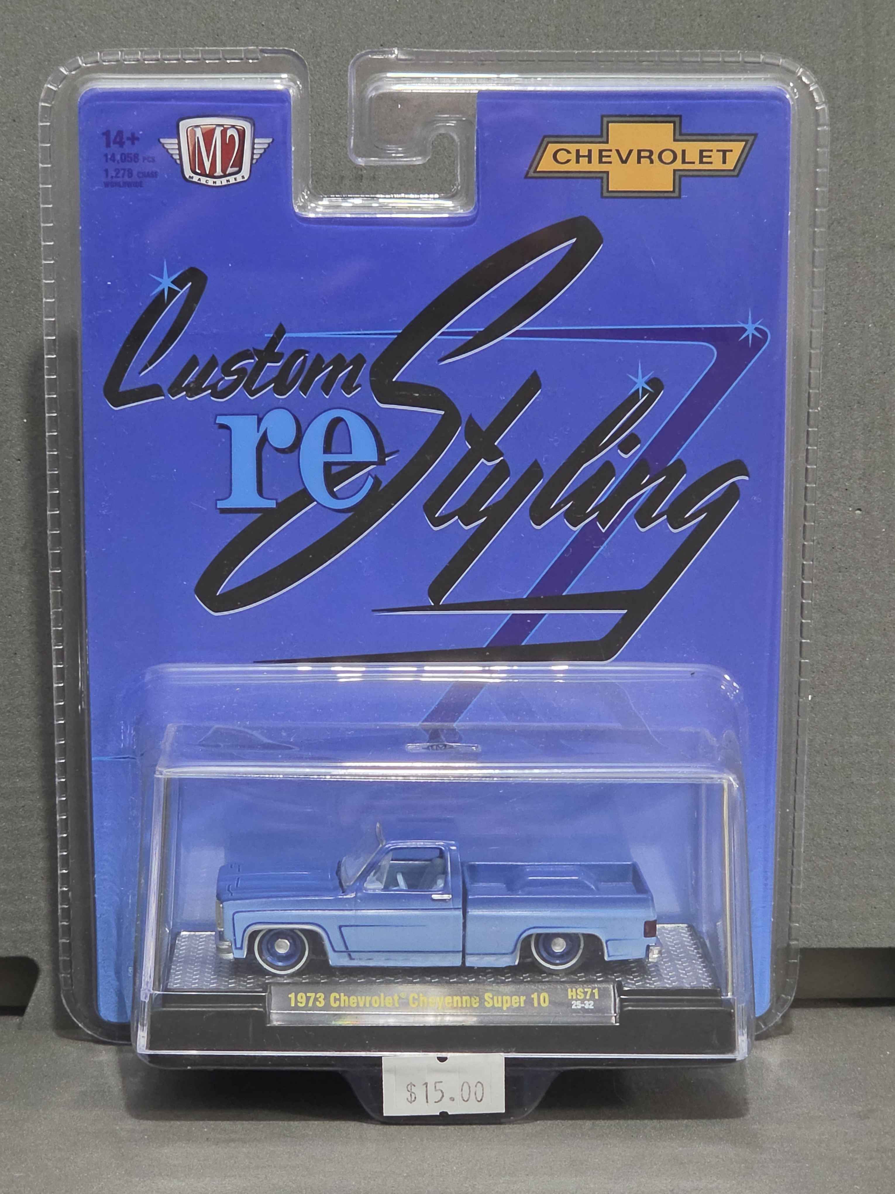 M2 1973 Chevrolet Cheyenne Super 10 Custom Pickup Truck Assort.