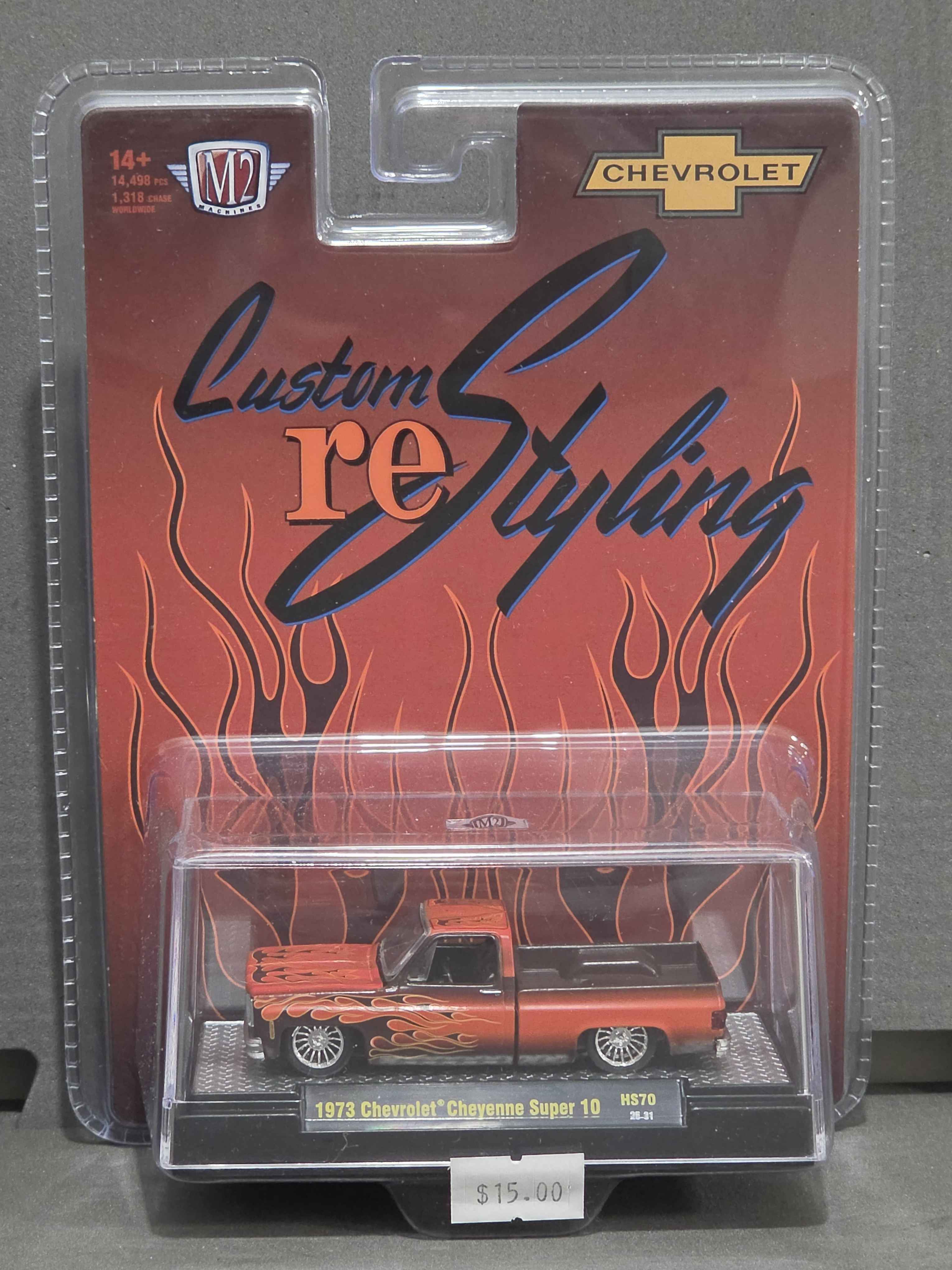 M2 1973 Chevrolet Cheyenne Super 10 Custom Pickup Truck Assort.