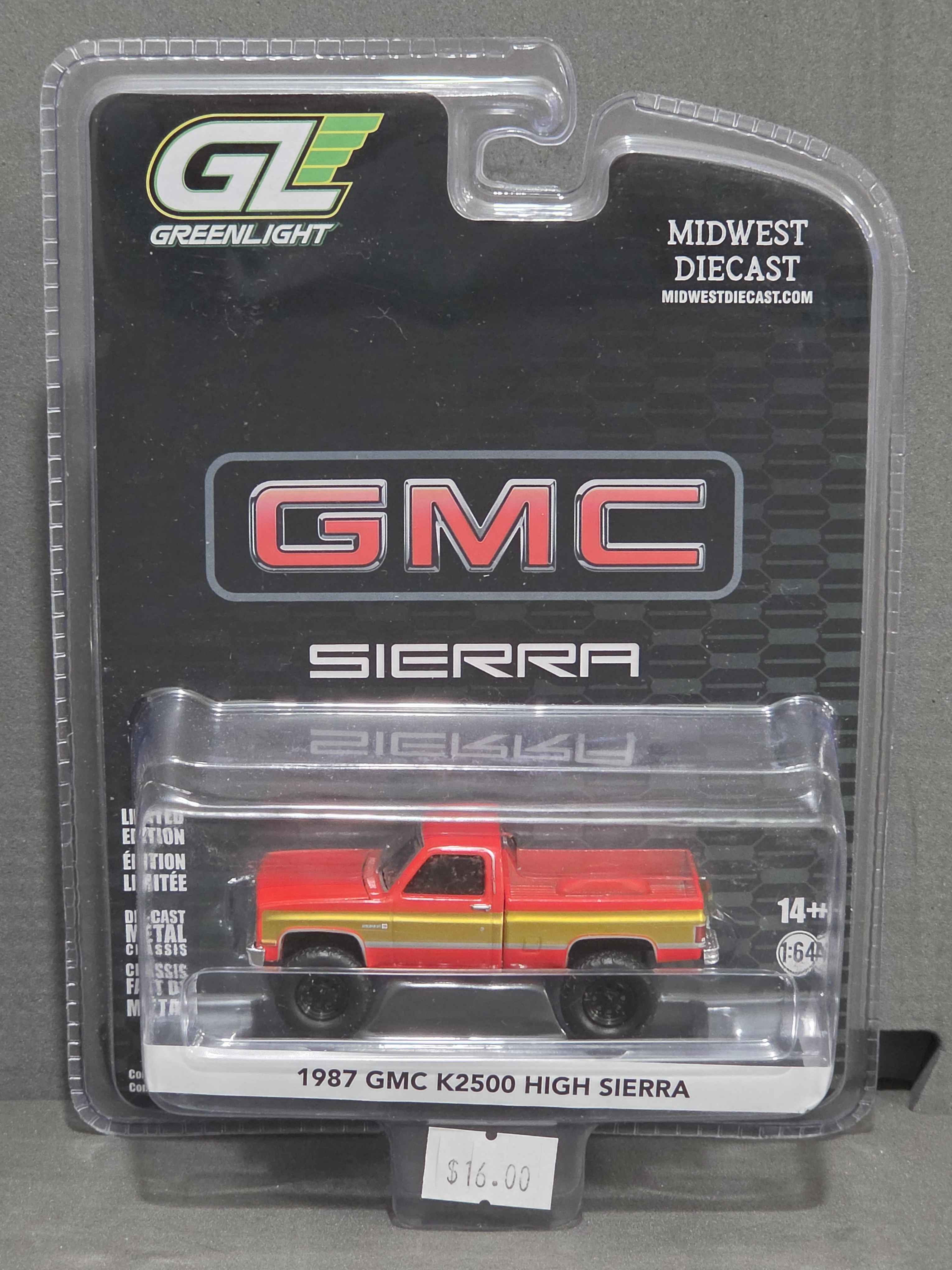 GreenLight 1987 GMC K2500 High Sierra Assort.