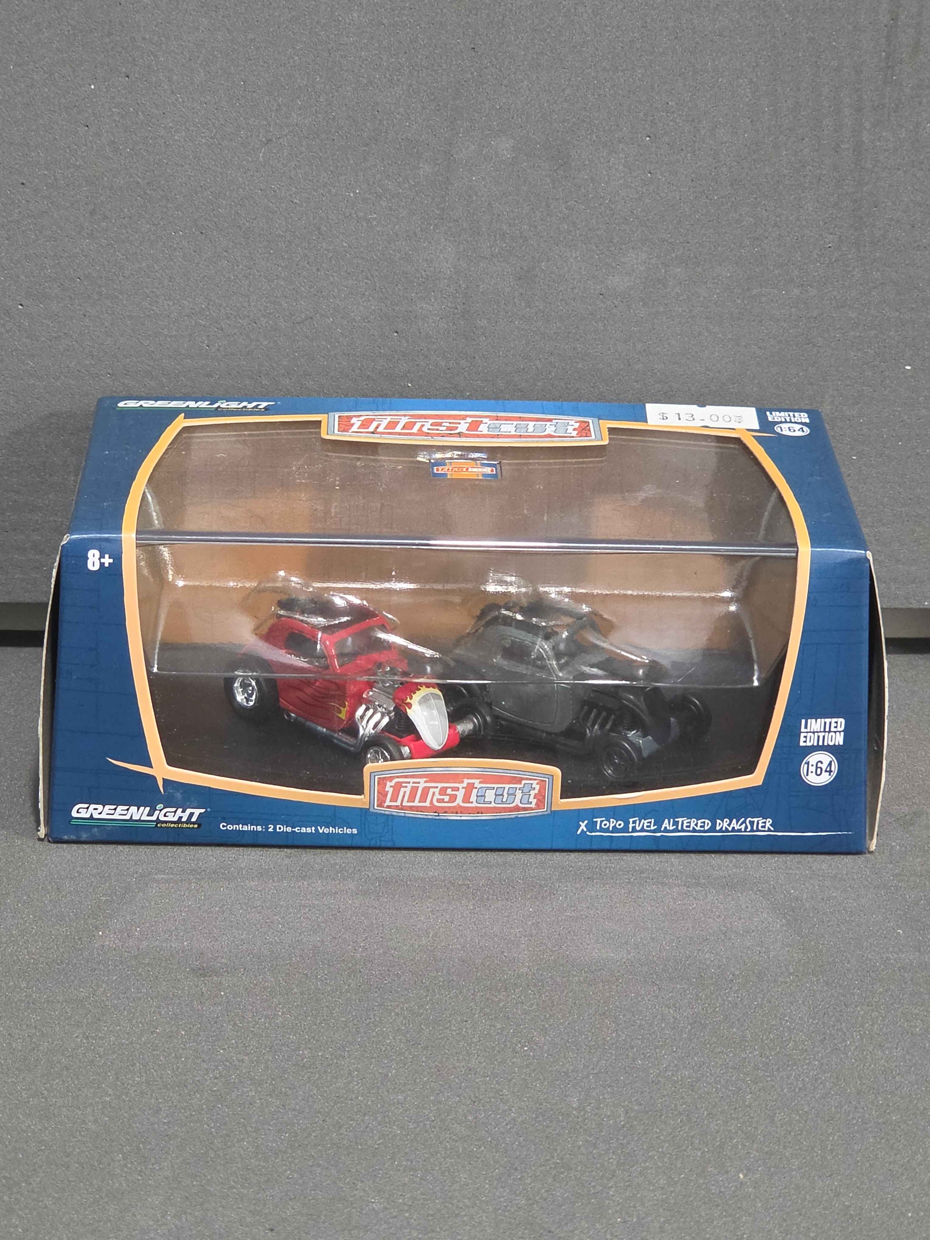 Greenlight FirstCut Topo Fuel Altered Dragster (Set of 2) (1:64)