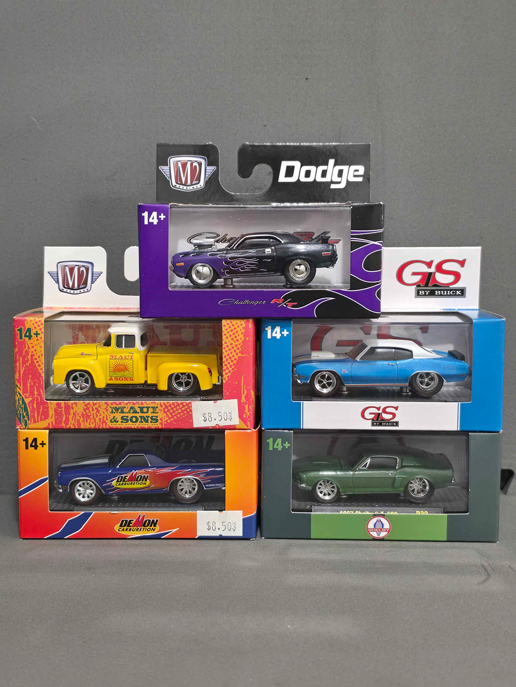M2 1:64 Display Case Car (Boxed, Assort.)