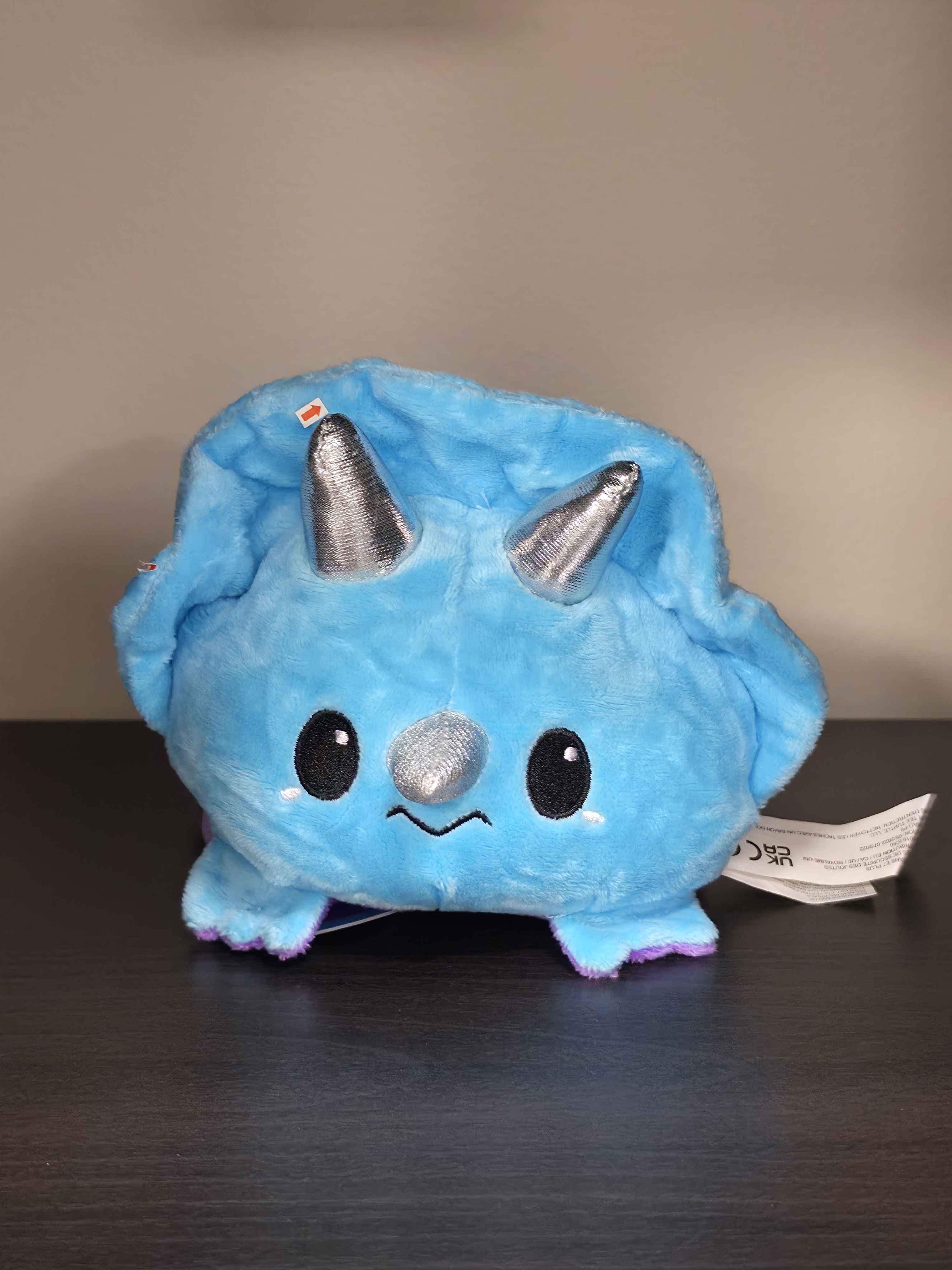 Reversible Triceratops Plushie