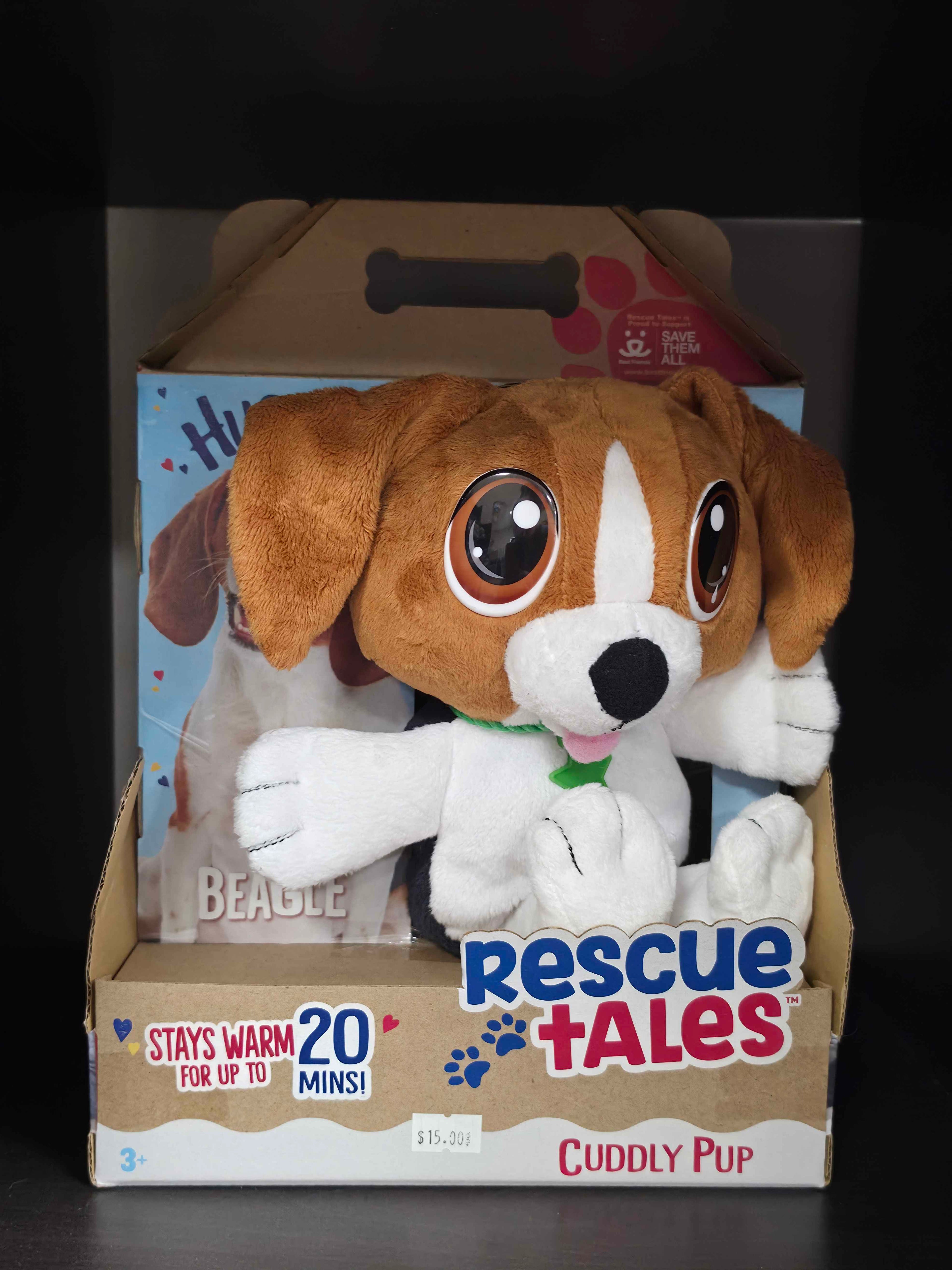 Rescue Tales Cuddly Pup Plush Assort.