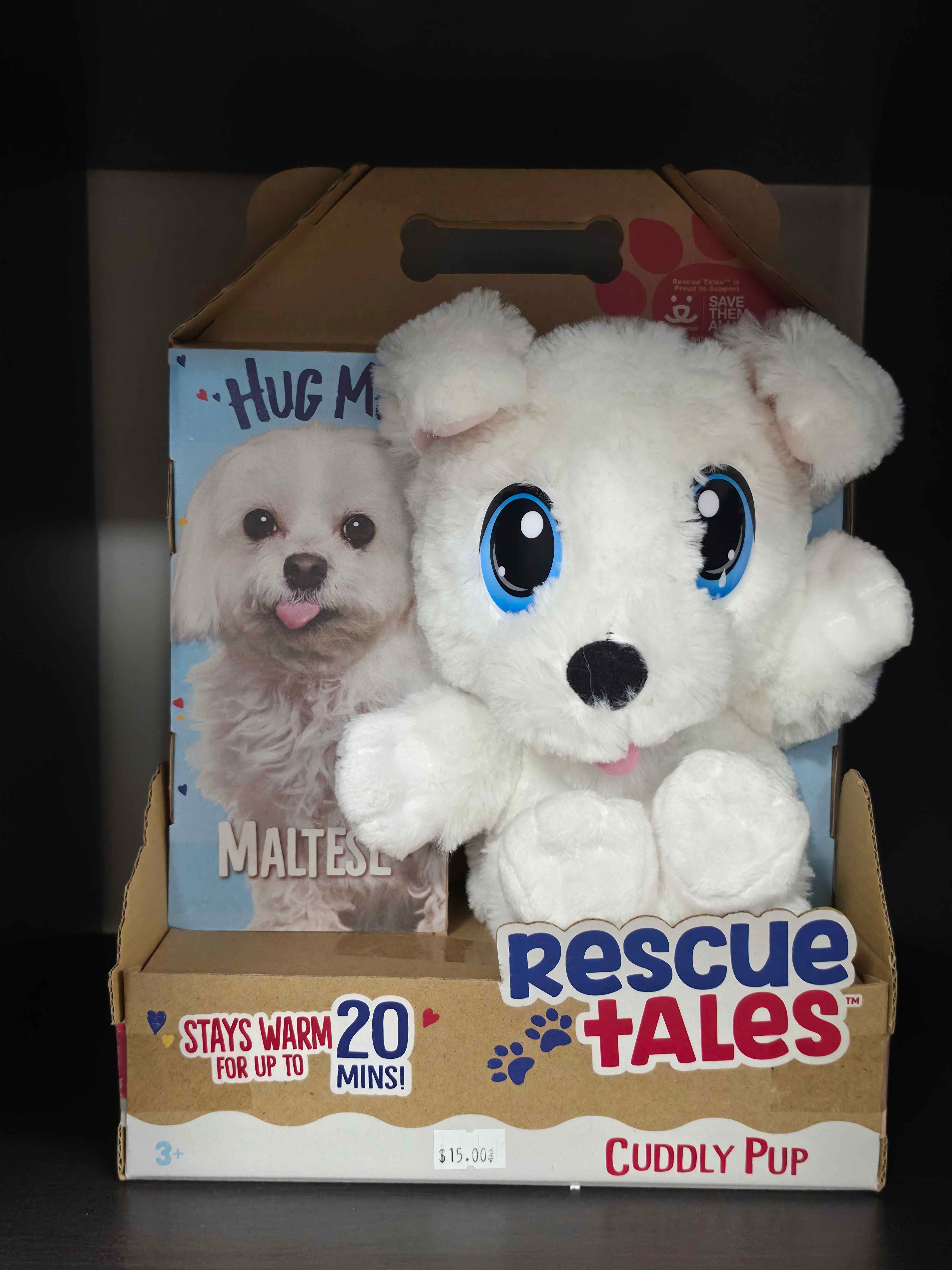 Rescue Tales Cuddly Pup Plush Assort.