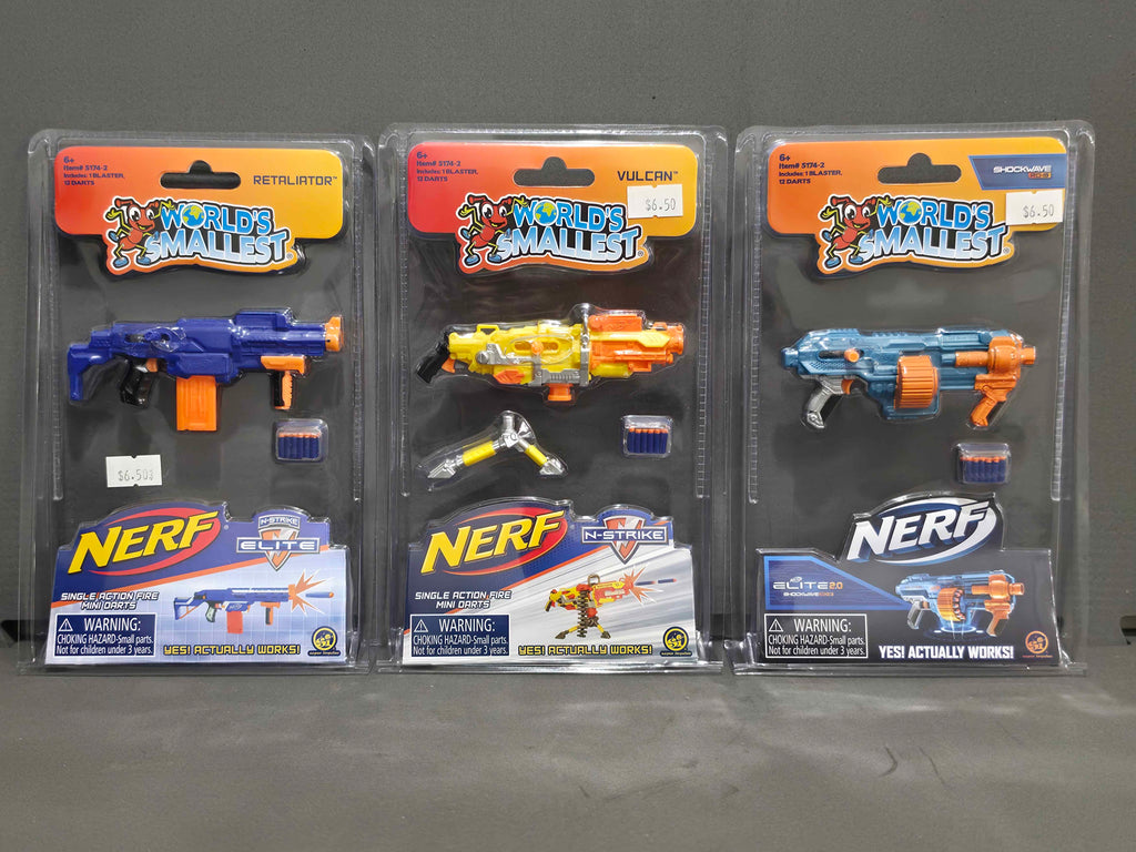 World's Smallest - Nerf (Assort.)