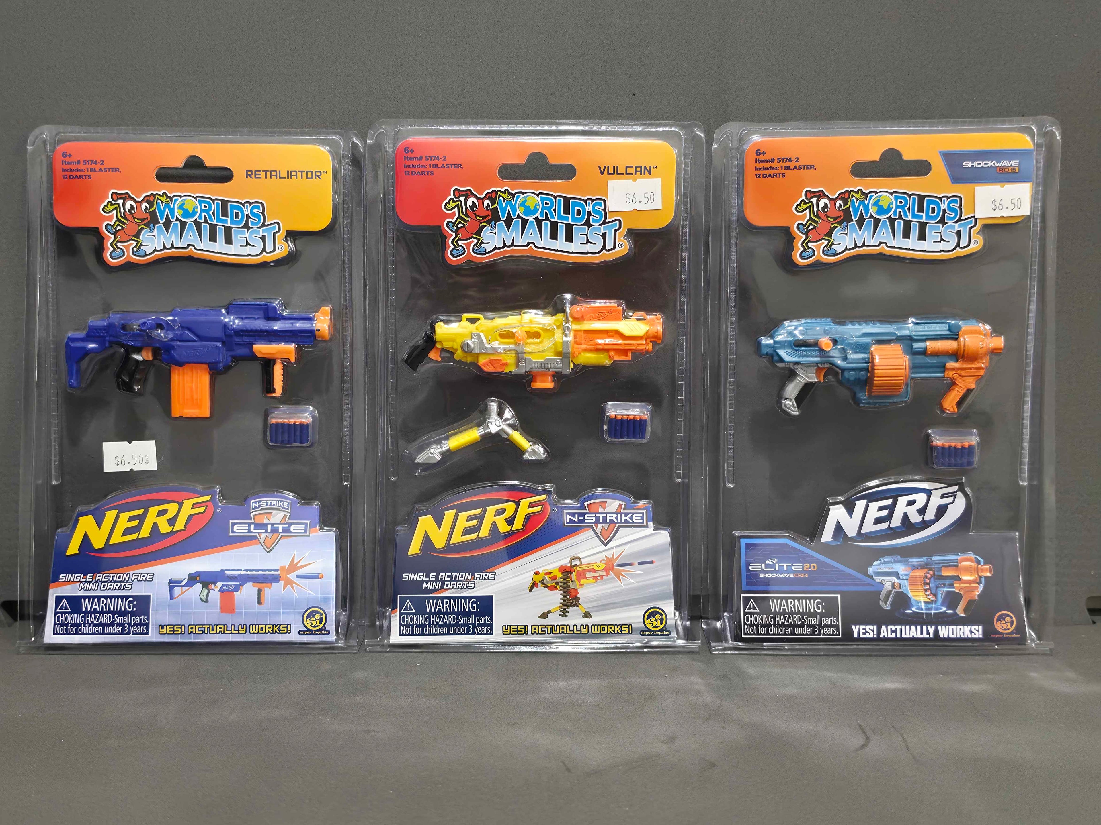 World's Smallest - Nerf (Assort.)