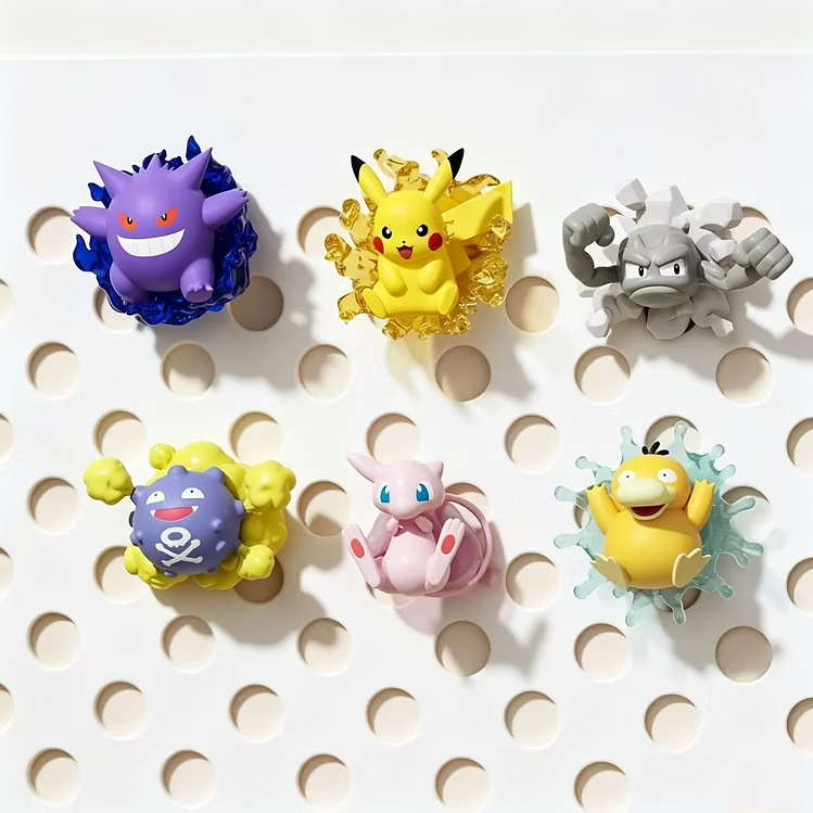 Pokémon Series Puffy Refrigerator Magnet (Non-blind box item)