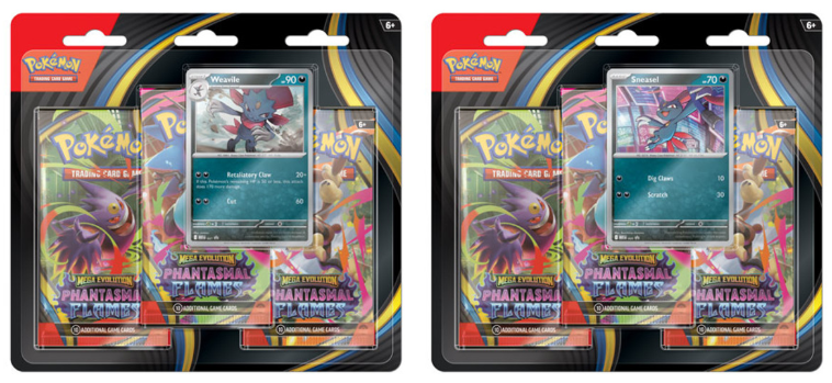 Pokémon TCG: ME2: Phantasmal Flames: 3-Booster Blister