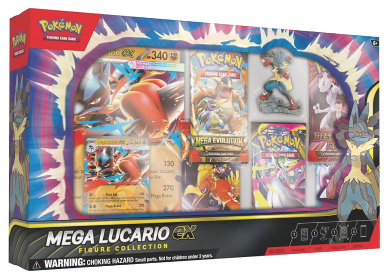Pokémon TCG: Mega Lucario ex Figure Collection