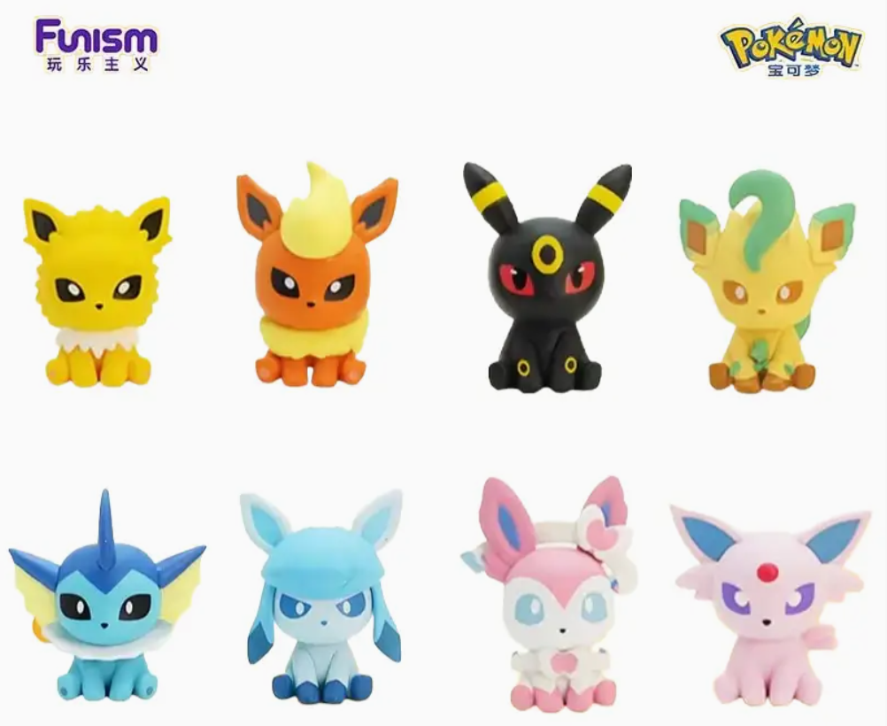 Funism Nintendo Pokemon Eeveelutions Palmsize Wonders Series Vol.2 Blind Box Figure