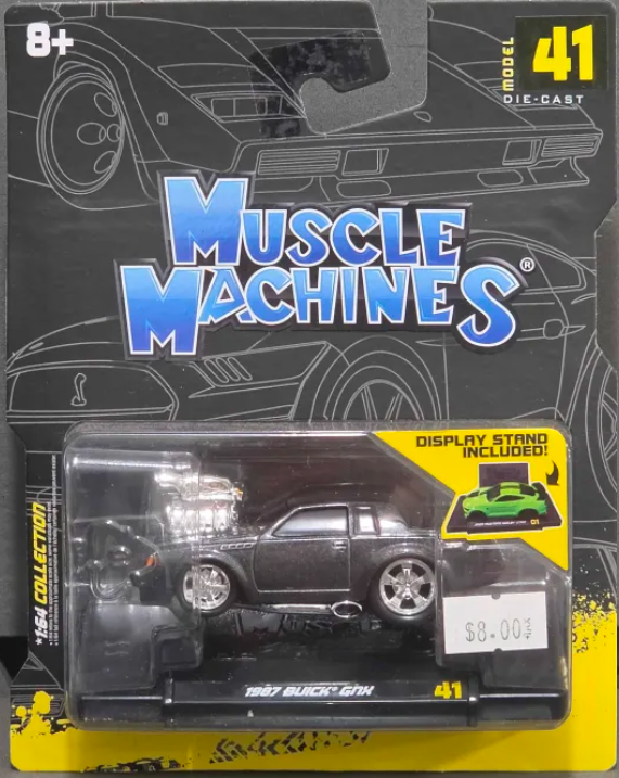 Maisto Muscle Machines 1987 Buick GNX (Dark Grey Metallic)
