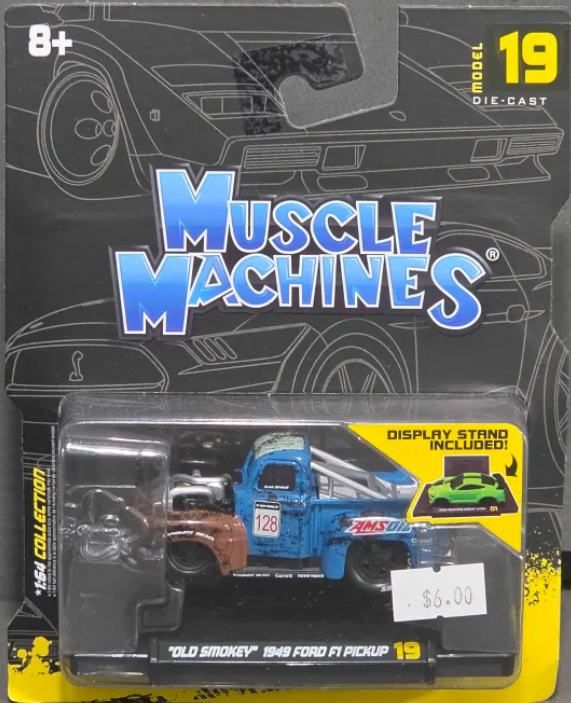 Maisto Muscle Machines 1949 Ford F1 Pickup "Old Smokey"