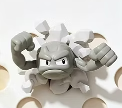 Pokémon Series Puffy Refrigerator Magnet (Non-blind box item)