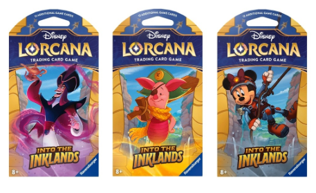 DISNEY LORCANA SET 3 INTO THE INKLANDS SLEEVED PACK