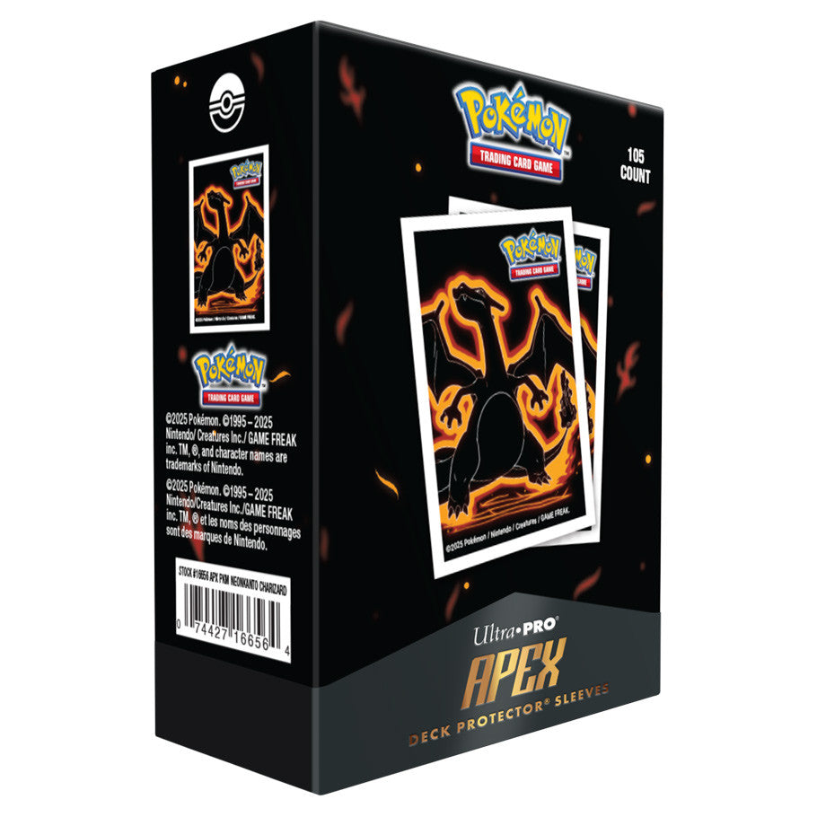 Ultra Pro: APEX Deck Protector Sleeves - NEON KANTO CHARIZARD