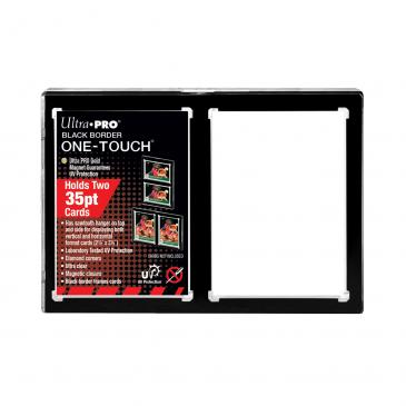 Ultra Pro: One Touch 35PT Black Border 2 Card