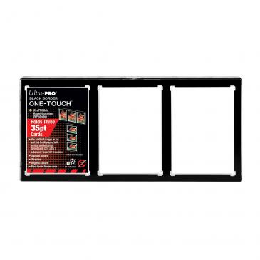 Ultra Pro: One Touch 35PT Black Border 3 Card