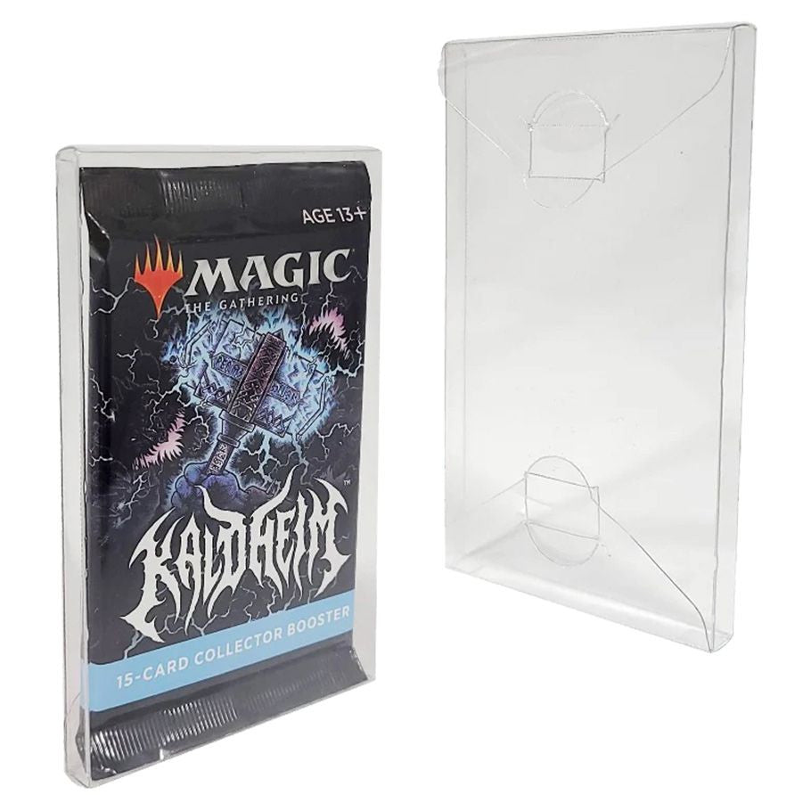 Evoretro Clear Plastic Booster Pack Protectors