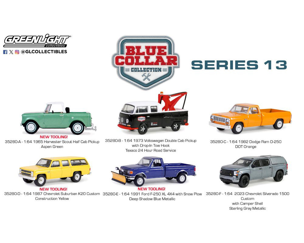 Greenlight 1:64 Blue Collar Collection Series 13 Assortment
