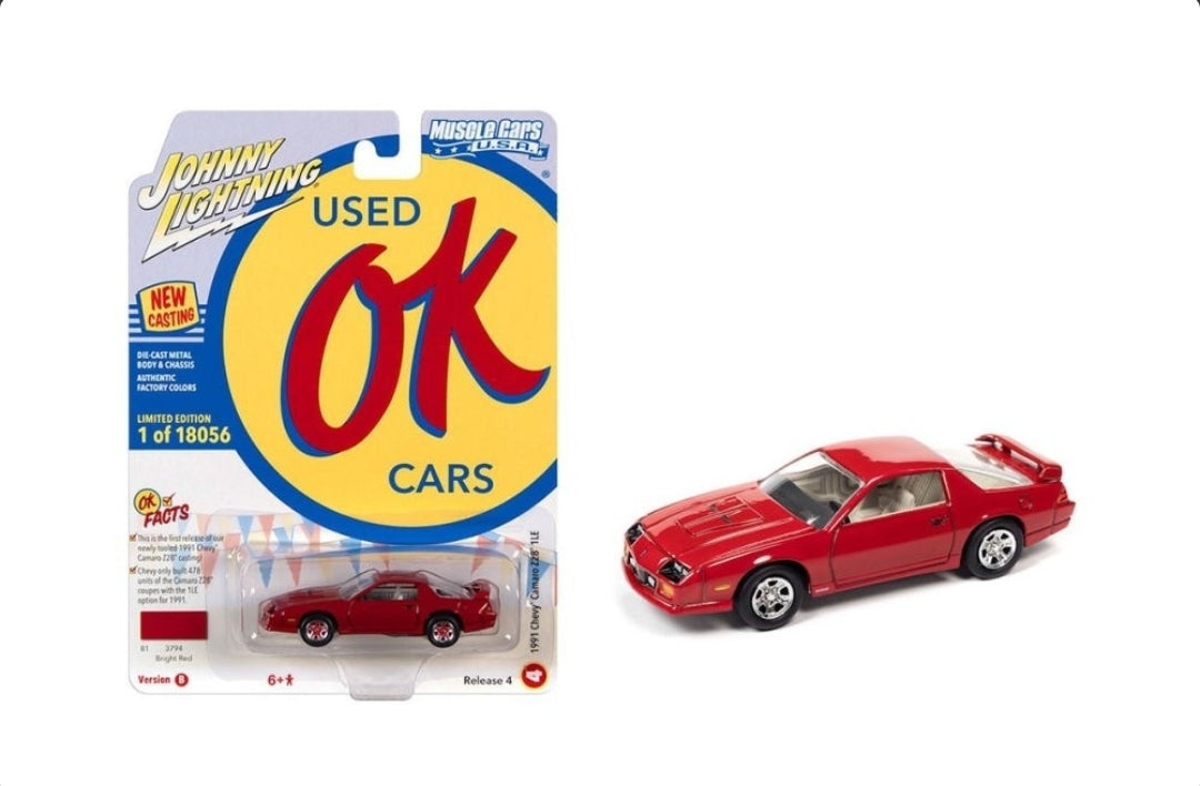 Johnny Lightning Used OK Cars – 1991 Chevrolet Camaro Z28