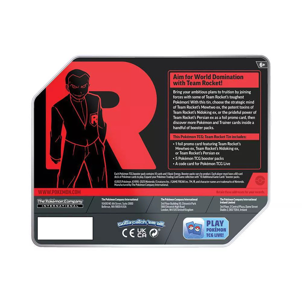 SV Destined Rivals (DRI): Team Rocket Tins (Randomly Selected)