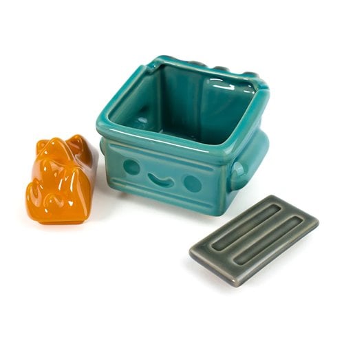 Dumpster Fire Trash Stash Ceramic Figure - 100% Soft