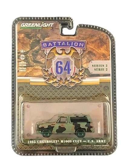 GreenLight Battalion 64 Series 2 – 1985 Chevrolet M1009 CUCV “U.S. Army”