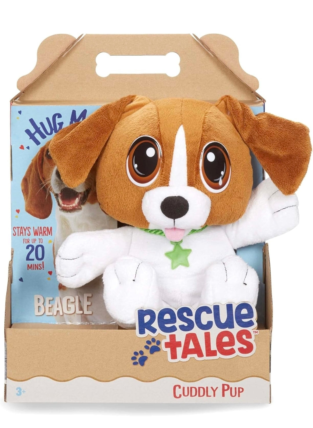 Rescue Tales Cuddly Pup Beagle Soft Plush