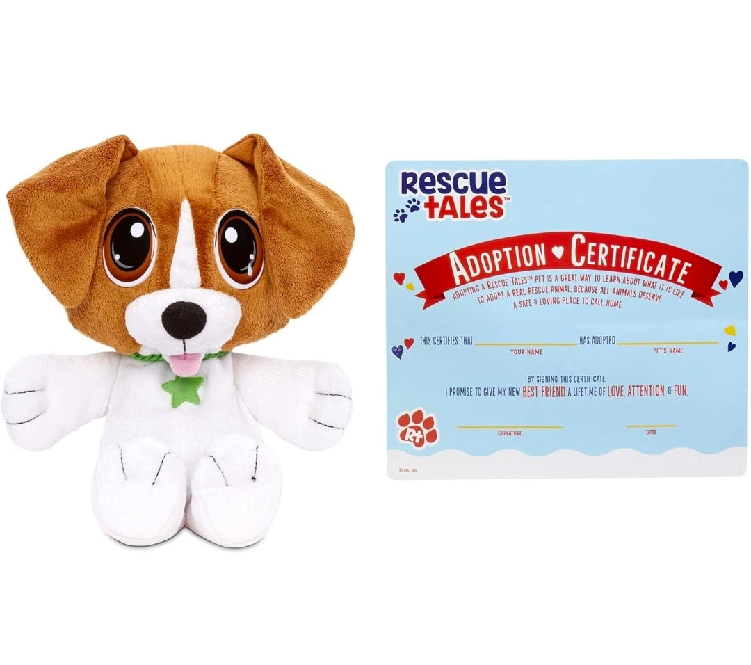 Rescue Tales Cuddly Pup Beagle Soft Plush