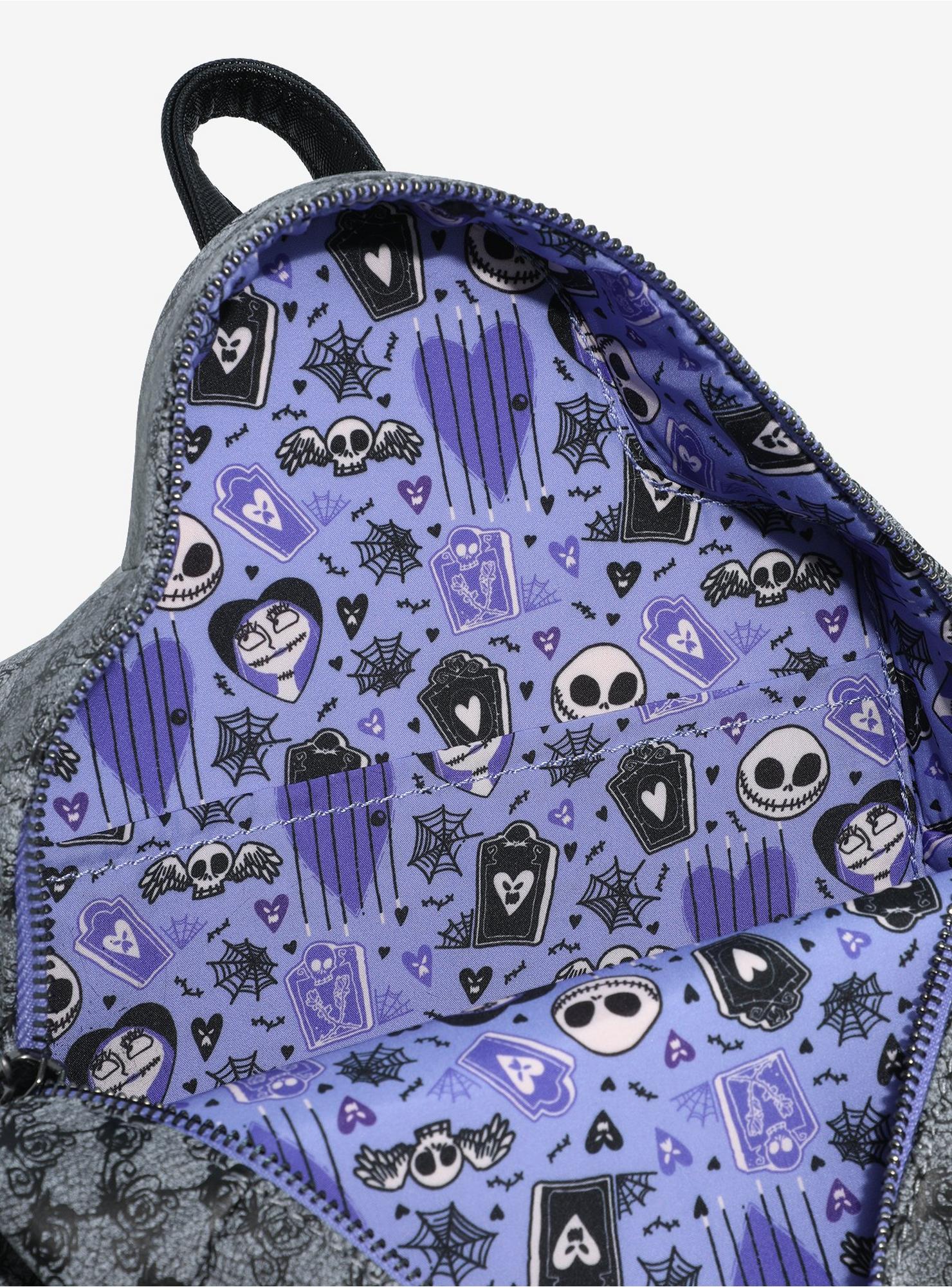 Loungefly: Disney's The Nightmare Before Christmas Jack and Sally Eternally Yours Mini Backpack