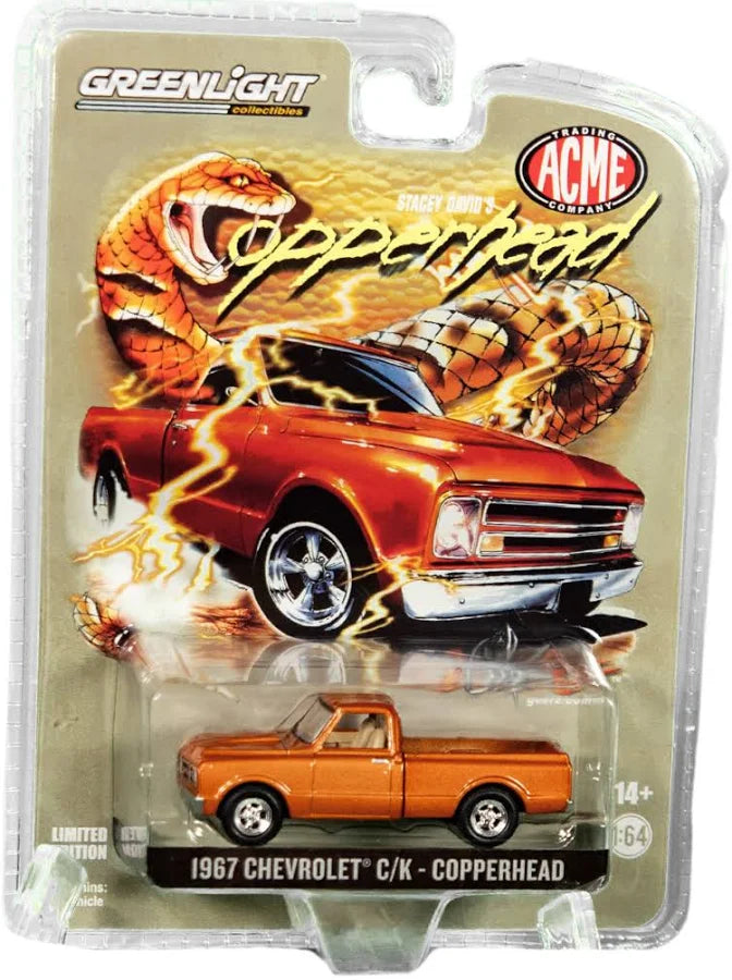 GreenLight Stacey David's GearZ 1967 Chevrolet C/K Pickup "Copperhead"